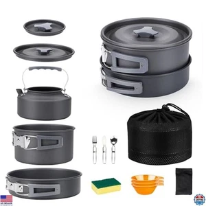 Alocs Portable Camping Cookware Set – Essential Gear for Backpacking & Hiking - Picture 1 of 6