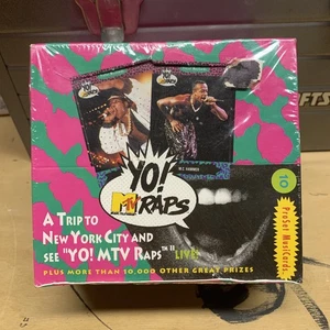 Yo! 1991 MTV Raps ProSet Musicards Sammelkarten Box mit 36 Packungen - BRANDNEU - Bild 1 von 5
