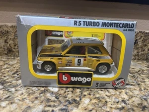 Vintage Burago 1:24 Die-Cast R5 Turbo Montecarlo Racing selten - Bild 1 von 5