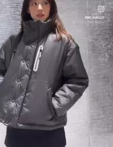ZARA NUOVA CON ETICHETTE 2025. CAPPOTTO GIACCA GRIGIO SCURO X VAGABONDO IMPERMEABILE. 0518/040/922 - Foto 1 di 8