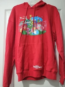 Disney Parks Official Walt Disney World Holiday Christmas red Hoodie ladies NWT - Picture 1 of 4