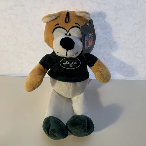 New York Jets GOOD STUFF 12” Plush Bear NWT Football Cover