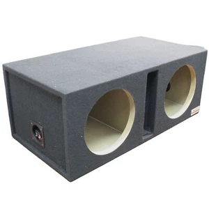 King Boxes 10" Dual belüftet Teppich Universal Subwoofer Box D10V - Bild 1 von 5