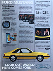 Vintage 1982 Ford Mustang 5.0 GT original color ad F084