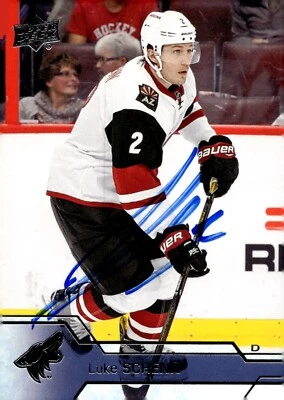 Luke Schenn - Signed 2016-17 Upper Deck Series 2 Card #263 - Image 1 of 2