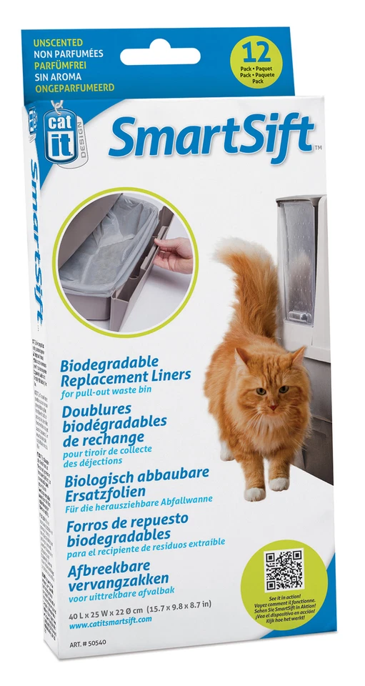 Folie für die Abfallwanne, Smart Sift Katzentoilette, 12er Pack - Bild 1 von 1