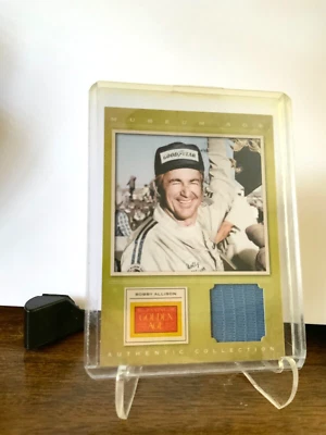 2012 Panini Museum Age Memorabilia #19 BOBBIE ALLISON AA9 - Image 1 of 2