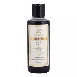 Khadi Natural Pure Amla or Indian Gooseberry Hair Oil 210 ml Long Strong Hair - Picture 1 of 1