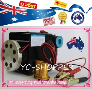 12V 70L/min Diesel Oil Fuel Transfer Pump - Heavy Duty & Large Flow - Picture 1 of 2