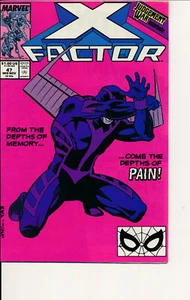 COMIC BOOK  - X-FACTOR MARVEL #47 MID NOV 1989 VF+   L@@K!! - Bild 1 von 2