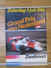 1982 Grand Prix Nederland Plakat John Watson Marlboro McLaren Zandvoort