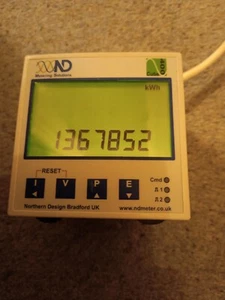 Northern Design Cube 400 panel mounting electricty power meter - Picture 1 of 18