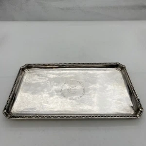 Modern Sterling Silver Drinks Tray London 1949 Frederick Newland Smith - Picture 1 of 8