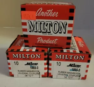 30 NEUE Milton 1865-3 Gummi Unterlegscheibe Universal Kupplung Dichtung - Bild 1 von 1