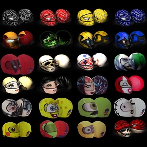 Skullskins Full Face Motorcycle Helmet Cover Skin (24 styles) - Picture 1 of 25