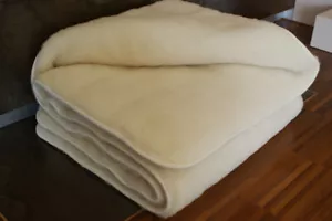 Premium Wool Blanket Wool Australian Double Layer Duvet Sheep Merino Duvet - Picture 1 of 12