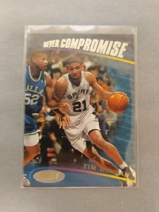 98-99 Topps Stadium Club Tim Duncan Never Compromise Insert #nc4 Spurs - Picture 1 of 2