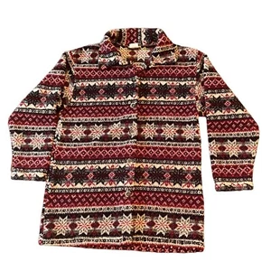 Vintage Alias Womens Size Medium Aztec Button Up Jacket Made In USA - Picture 1 of 7