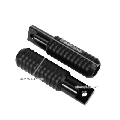 For Harley Sportster Iron 883 / 1200 Passenger Rear Crash Pegs Black Footpegs US - Image 1 of 4