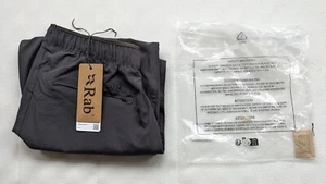 Rab Men’s Harpur Pants trousers 30 Waist leg 34 jogger black - Picture 1 of 9