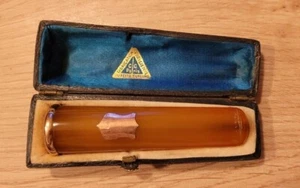 Fume cigarette en bakélite et or 18 carats poinçon tête d'aigle - Imagen 1 de 6