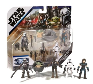 Star Wars Mission Fleet Defend The Child 2.5" Figures Cara Dune IG11 Trooper MIB - Picture 1 of 1