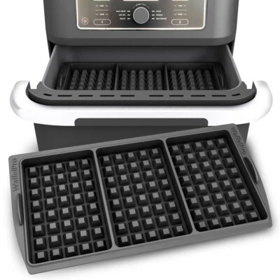 ZAUBERFRY Waffeleinsatz kompatibel mit Ninja AF500DE, AF500EU, Waffeln, Backform, Zubehör