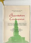 1948 Presentation Program - George Washington Masonic Memorial - Alexandria VA