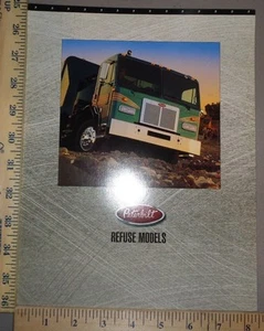 1997 Peterbilt Refuse Models Brochure Sheet Original  - Bild 1 von 2