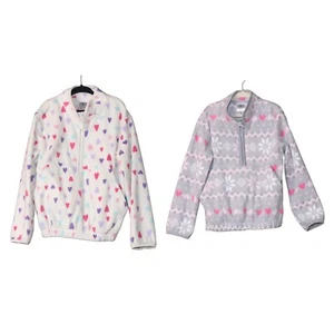 Athletic Works Girls Fleece Half Zip Pullover 6-6X - Picture 1 of 7