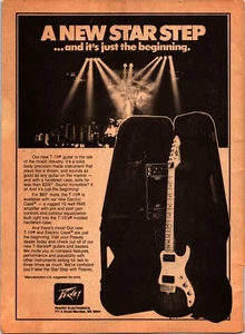 Guitarra Peavey T-15 Vintage 1981 Crema Impreso Anuncio Pared Arte Decoración Molly Hacha - Imagen 1 de 1