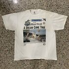 Vintage 1993 Florida Marlins World “First Game” Miami NewsPaper Shirt XLarge