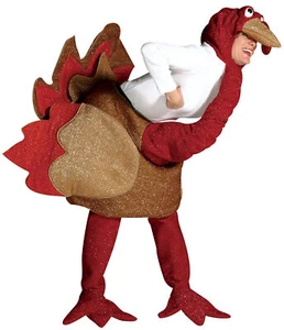 ADULT TURKEY THANKSGIVING DAY PARADE COSTUME DRESS GC7133 - Picture 1 of 1