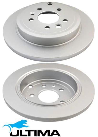 ULTIMA SÓLIDOS ROTORES DE FRENO DE DISCO TRASERO PARA FORD FAIRMONT BA BF BARRA 220 230 5.4 V8 Foto 1 de 1