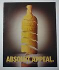 ORIGINAL 1995 ABSOLUT CITRON VODKA VINTAGE PRINT Magazine Ad - "Absolut Appeal."