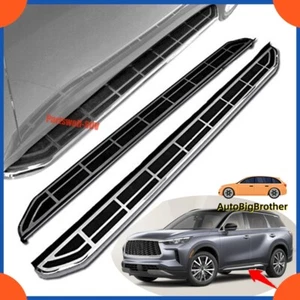 Fits Infiniti QX60 2022 2023 Running Boards Side Steps Nerf Bar Protector Pedal - Picture 1 of 14