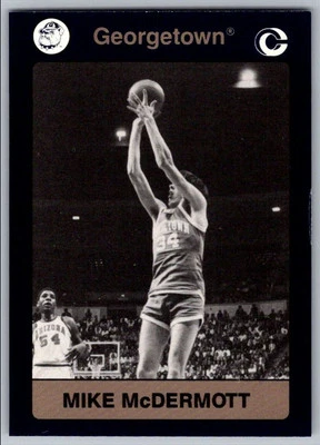 1991-92 Collegiate Collection Georgetown Hoyas Mike McDermott Georgetown Hoyas - Image 1 of 2