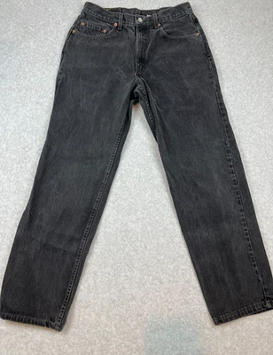 Vintage Levi’s 550 Relaxed Fit Jeans Black Made in USA 90s Denim 34x32 - Image 1 of 4