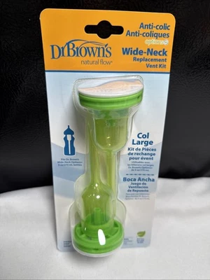Kit de ventilación de repuesto de cuello ancho Dr Browns Natural Flow. 2 Piezas NUEVO Precintado Foto 1 de 4