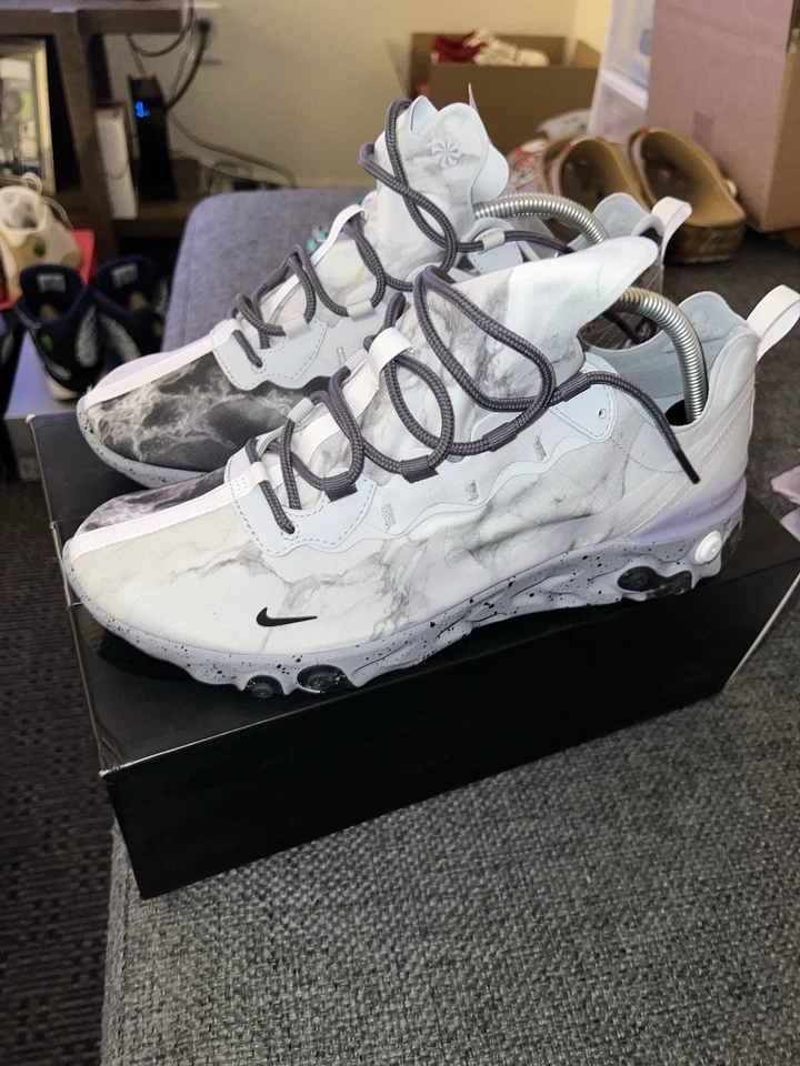 Size 9.5 - Nike Kendrick Lamar x React Element 55 Pure Platinum - Image 1 of 4