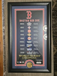 MLB Boston Red Sox Highland World Series Legacy Coin Photo Mint 452/5000 - Picture 1 of 4