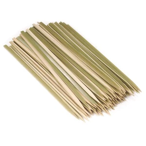 Flat Sticks Bamboo Kebab Food Drink Skewers - 8.3" - 100pcs - Bild 1 von 9