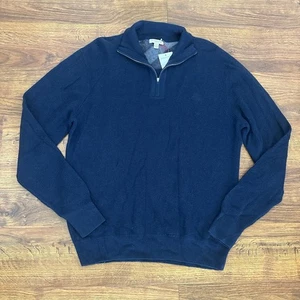 NWT Burberry Brit cashmere blend pull over quarter zip Sweater XL - Picture 1 of 5
