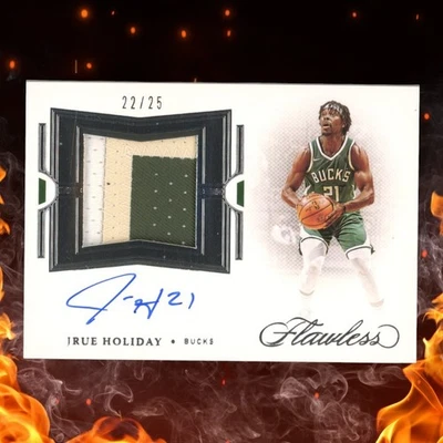 Parche automático Panini Flawless Jrue Holiday 2020-21/25 #FPA-JRU Foto 1 de 3