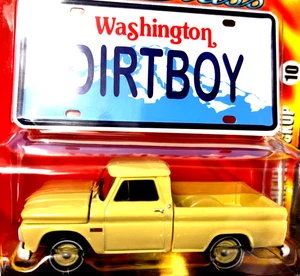 Johnny Lightning '65 Chevy Pickup Truck Washington Dirtboy Real Wheel Working PP - Picture 1 of 4