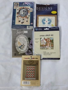 5 LOT COUNTED CROSS STITCH KIT DIMENSIONS DESIGNS+NEW SEALED - Picture 1 of 14