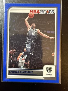 Spencer Dinwiddie #161 2023-24 cerchi blu - Brooklyn Nets - Foto 1 di 2