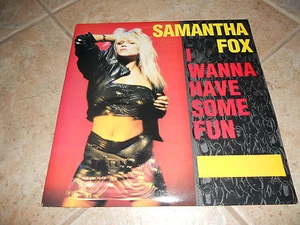 Samantha Fox I Wanna Have Some Fun Dont Cheat On Me RARE 12" DJ Single 6 Tracks - Imagen 1 de 1
