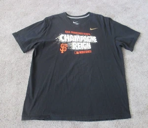 Nike T Shirt San Francisco Giants World Series Champagne Reign 2014, Black XXL - Picture 1 of 6