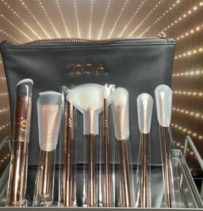 ZOEVA Cosmetics ~ Rose Golden Luxury 8PC Makeup Brush & Clutch Vol. 3 Set - Picture 1 of 5
